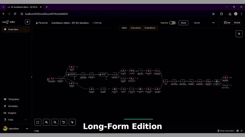 Cover image for AutoReach Promotion – Long-Form AI Video Workflow 