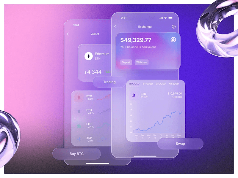 Cover image for Mobile Crypto Trading App