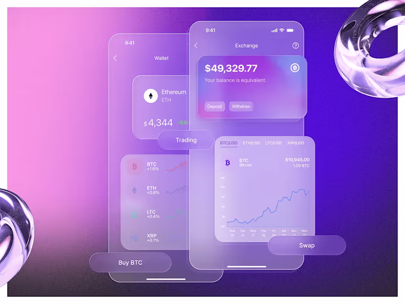 Cover image for Mobile Crypto Trading App