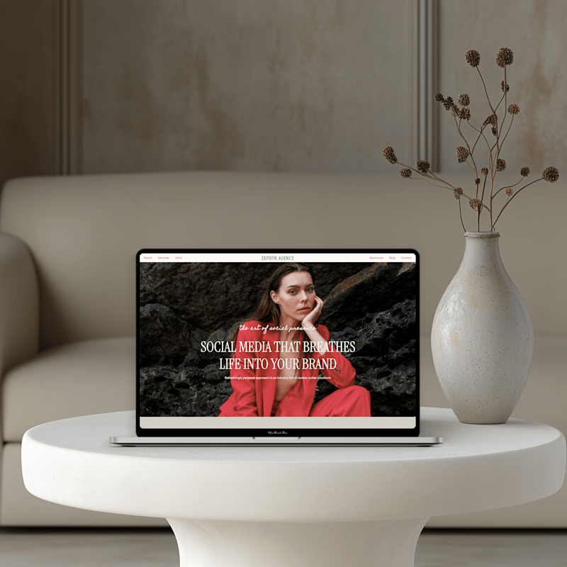 Cover image for Showit website template for service providers