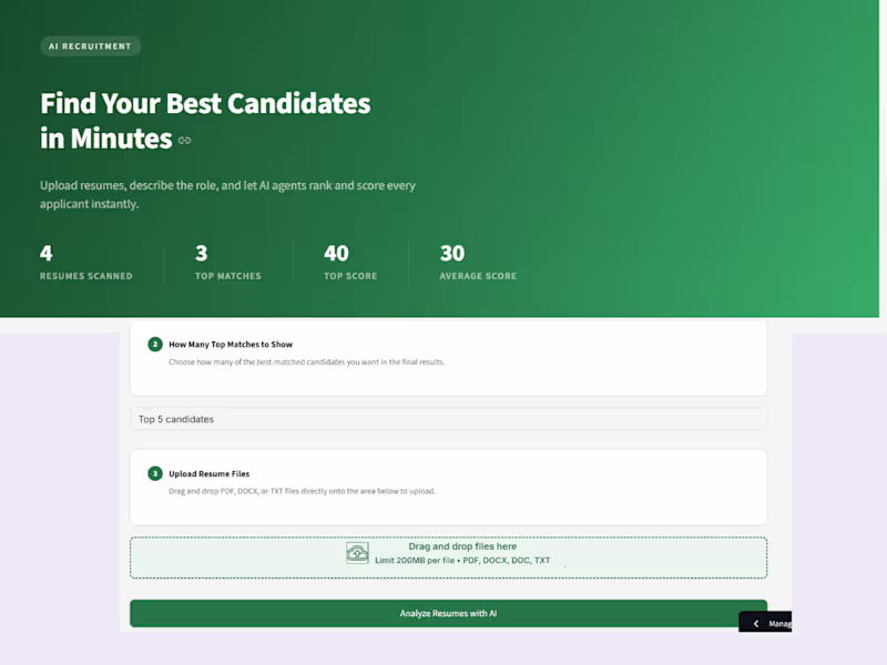 Cover image for Autonomous AI Hiring System