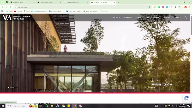 Cover image for https://www.vagroup.com/ Design