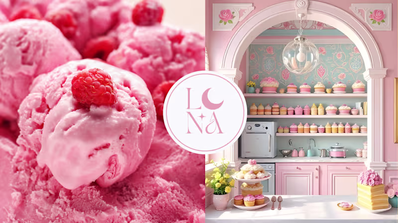Cover image for Luna - Ice Cream Parlour Brand Identity Design