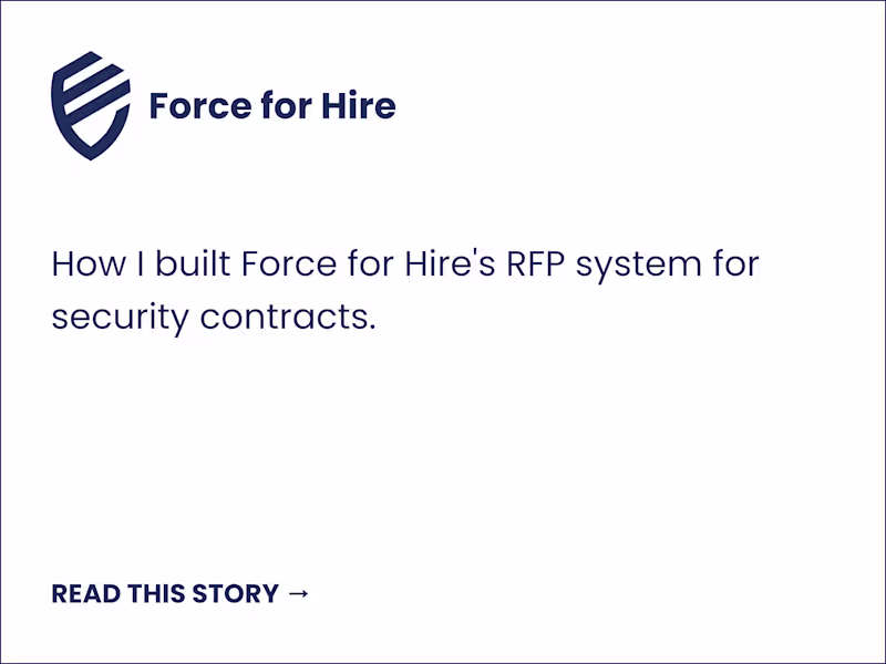 Cover image for Security & Defense Marketplace Platform