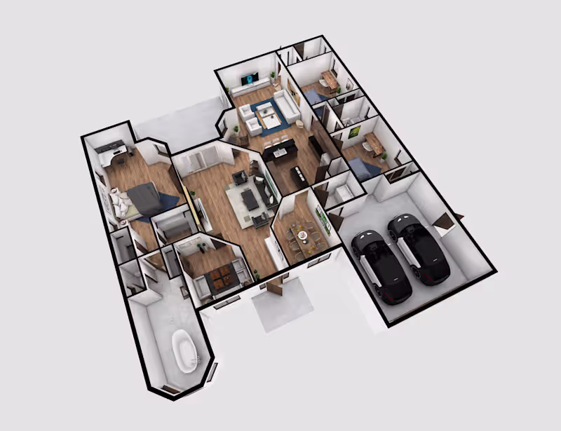 Cover image for 3d floor plan | Interior design | Exterior design