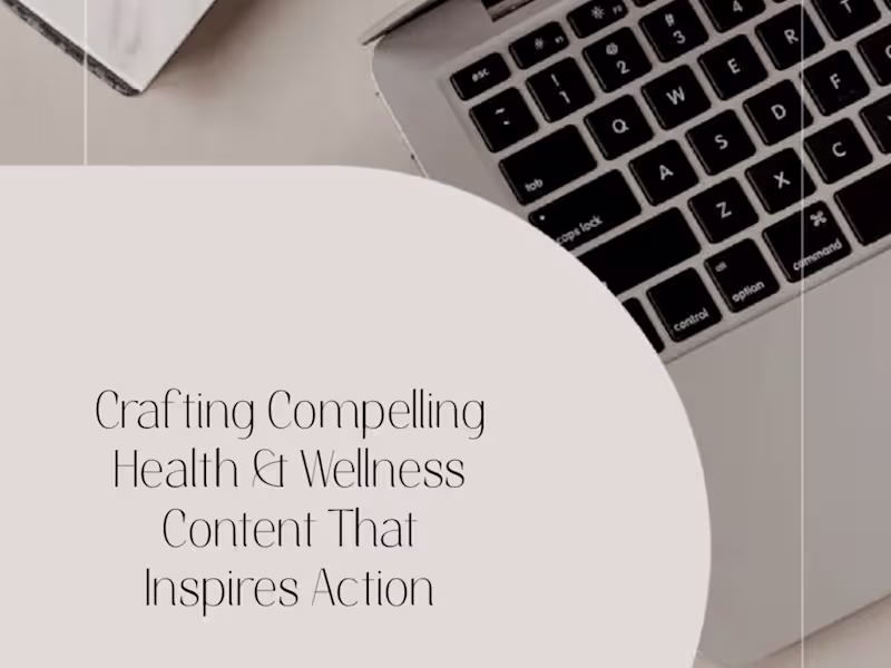 Cover image for Compelling Copywriting for Health and Wellness Brands