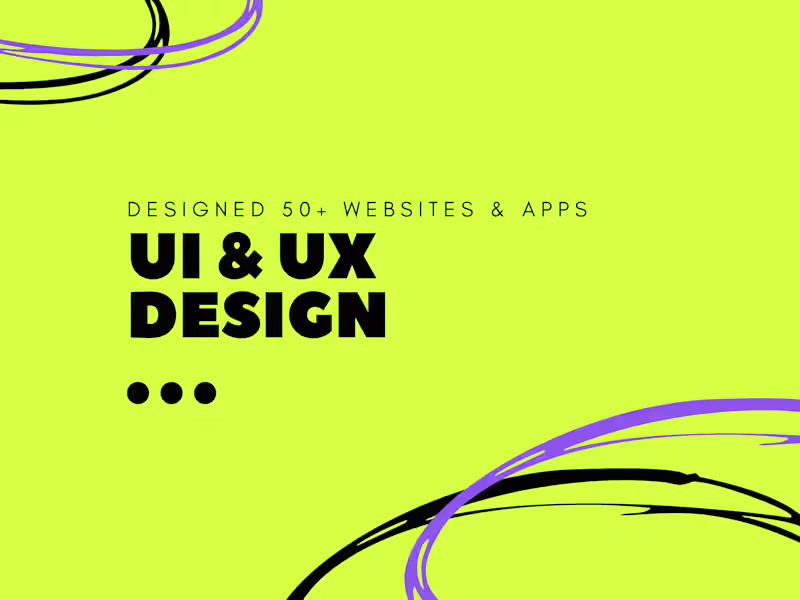 Cover image for UI / UX Design for your new Mobile App