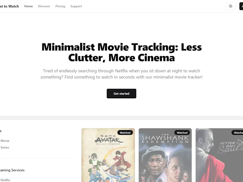 Cover image for Minimalist Movie Tracker