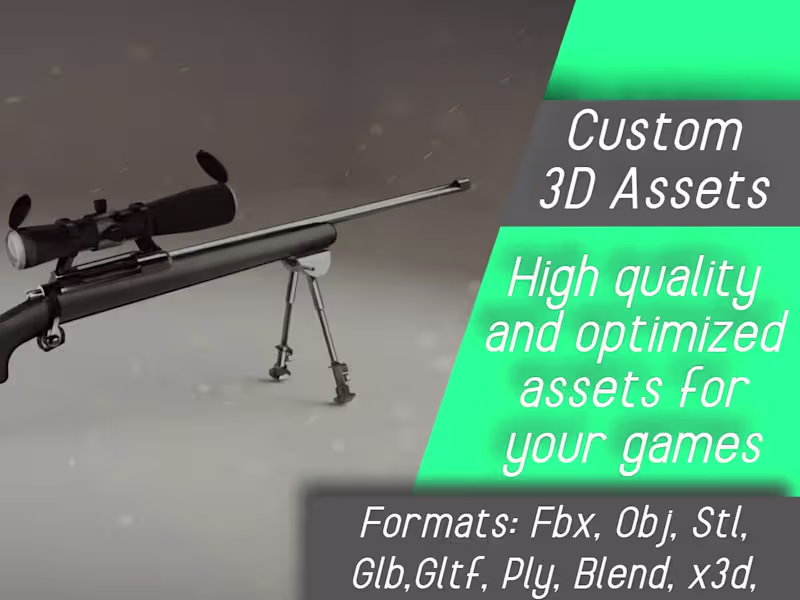 Cover image for Optimized 3D Models for Games for Unity and Unreal Engine