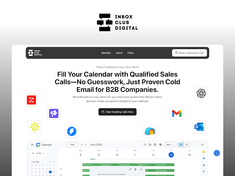Cover image for Inbox Club Digital Website Revamp