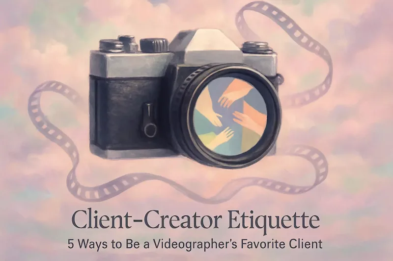 Cover image for Client–Creator Etiquette: 5 Ways to Be a Videographer’s Favorite Client