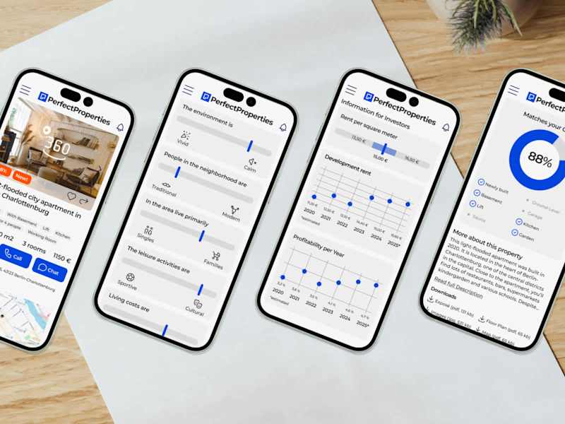 Cover image for UI Designs Property Seeking Portal