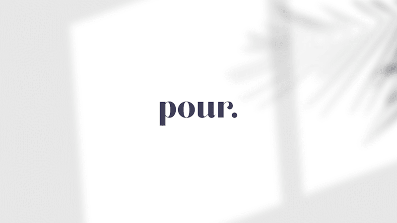 Cover image for pour. | Logo & Branding Design