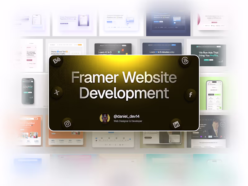 Cover image for Top-Notch Framer Website Service