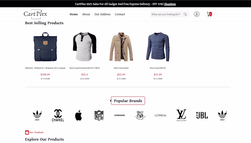 Cover image for Cartplex E-Commerce Website Development