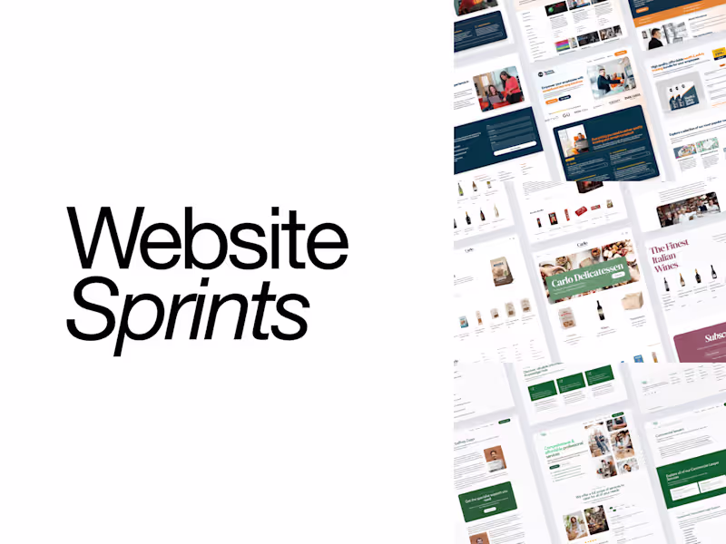 Cover image for Website Sprints