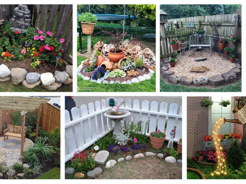 Cover image for 30 Corner Garden Ideas for Every Outdoor Style