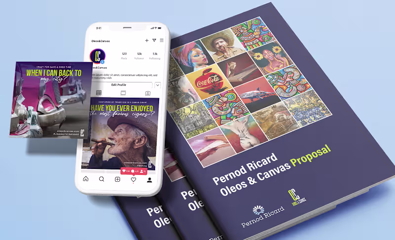 Cover image for Consistent Visual Branding (2019–2024) for Oleos & Canvas