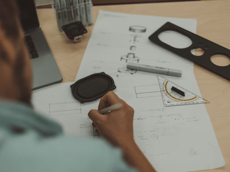 Cover image for End-To-End Industrial Design Services.