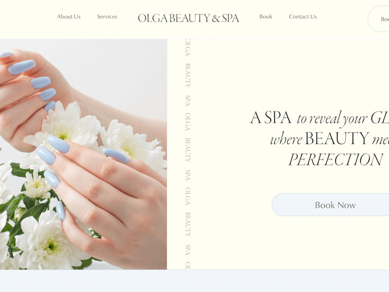 Cover image for Olga Beauty & Spa Website Design