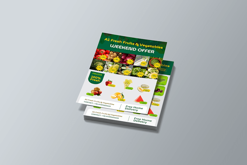 Cover image for Social Media Poster - Vegetable Price List