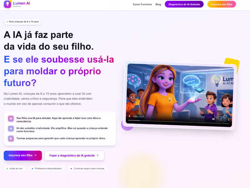 Cover image for Lumen AI School is an