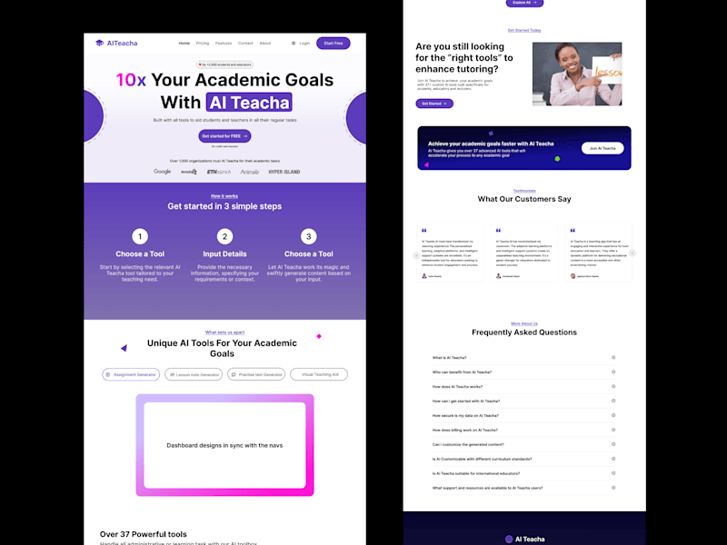 Cover image for Landing page redesign (High user conversion and retention rate)