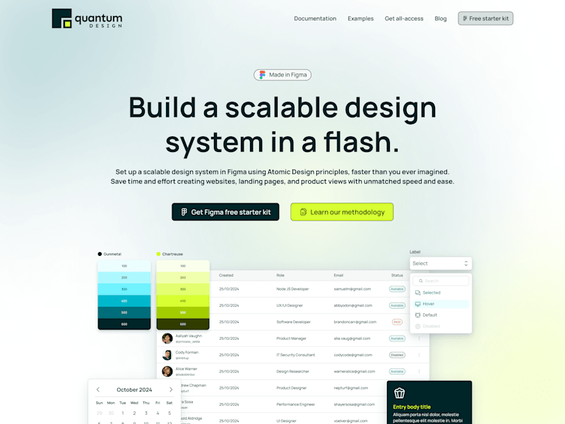 Cover image for Quantum Design | Framer Landing page