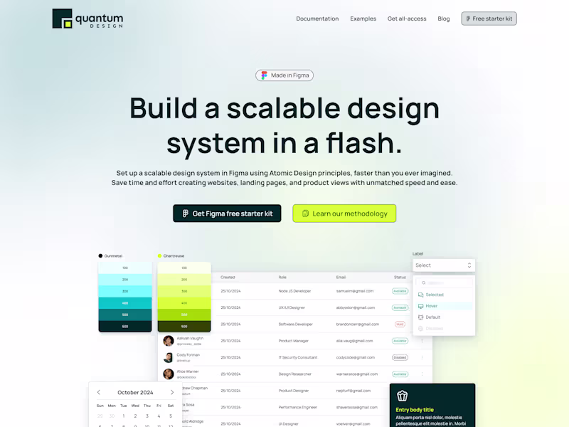 Cover image for Quantum Design | Framer Landing page
