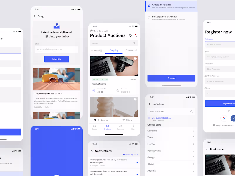Cover image for Results-driven UI/UX Design for Mobile Apps (iOS/Android)