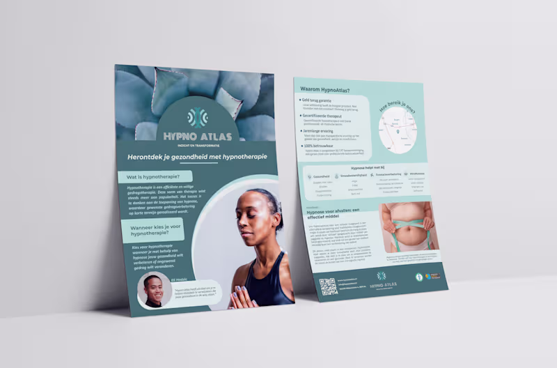 Cover image for  Brochure & business card design | HYPNO ATLAS