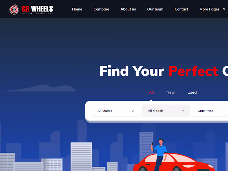 Cover image for GB Wheels – online car dealers