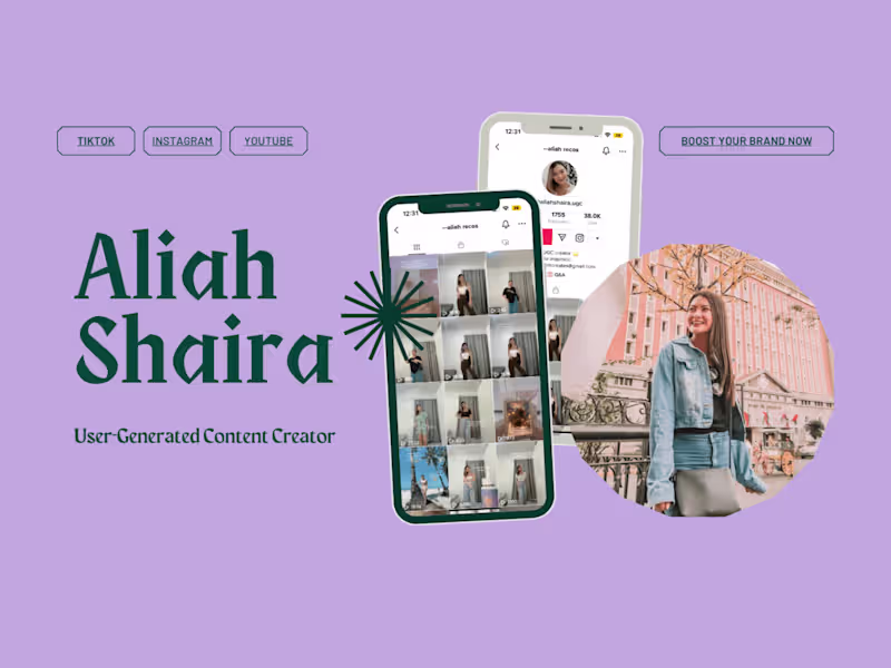 Cover image for UGC / User-Generated Content / TikTok / Portfolio
