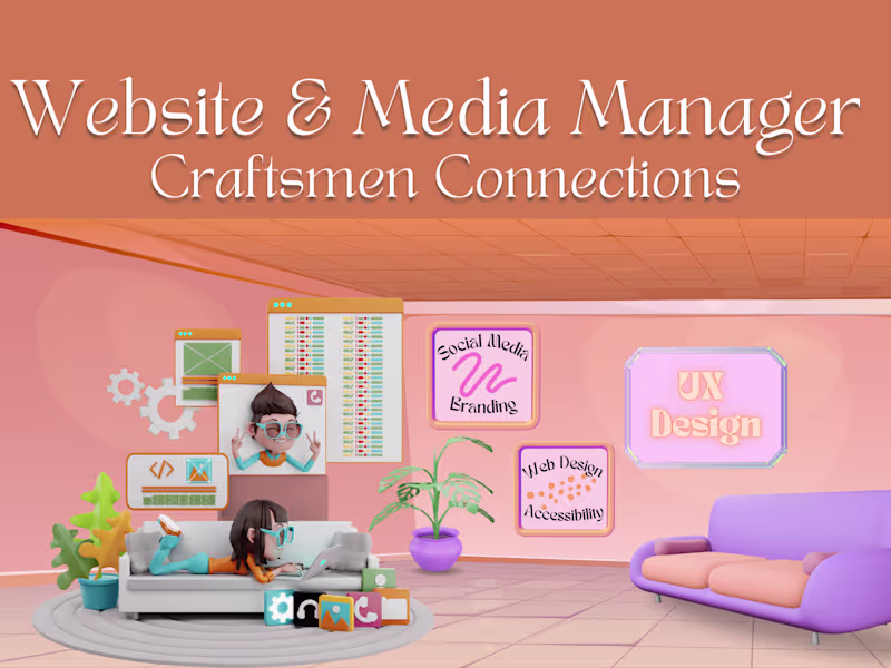 Cover image for Craftsmen Connections Website Revamp and Media Management