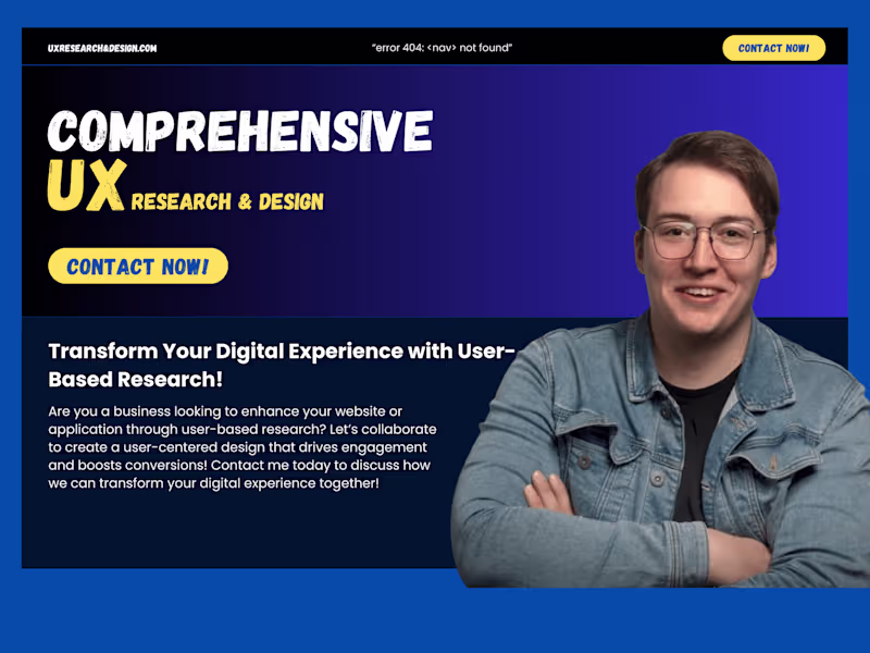 Cover image for Userfocused UX Research & Design for your Webshop
