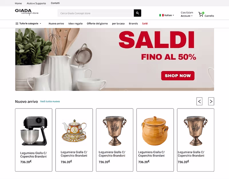 Cover image for GAIDA E-commerce Design