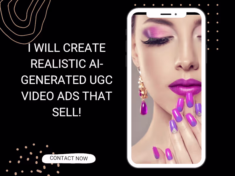 Cover image for I Will Create Realistic AI-Generated UGC Video Ads That Sell!