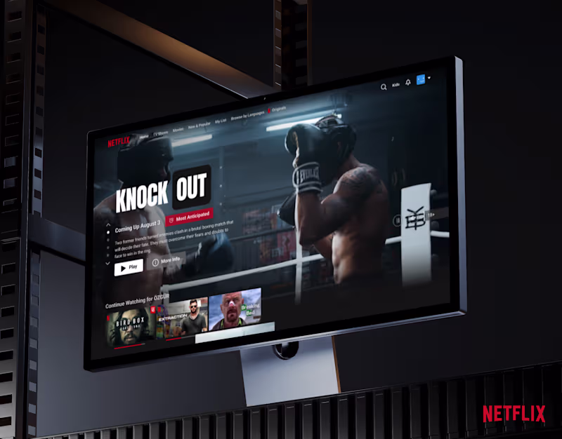 Cover image for Netflix UX/UI Case Study, Redesign