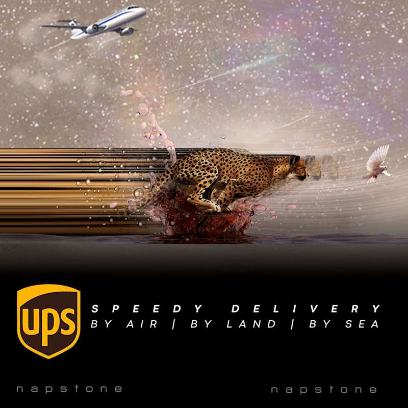Cover image for UPS - By Air, Land & Sea