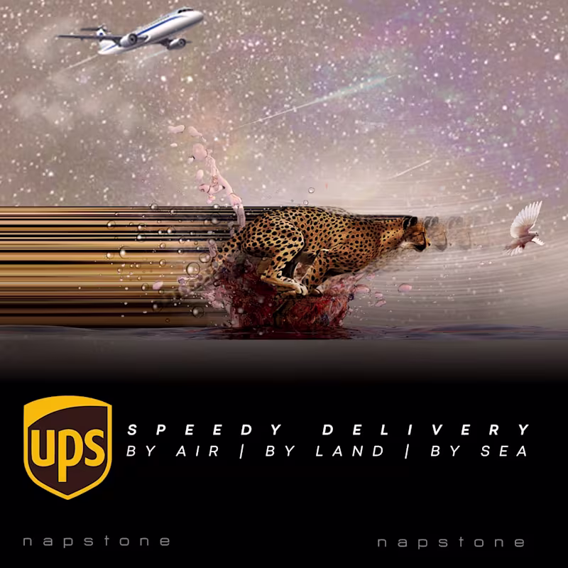 Cover image for UPS - By Air, Land & Sea
