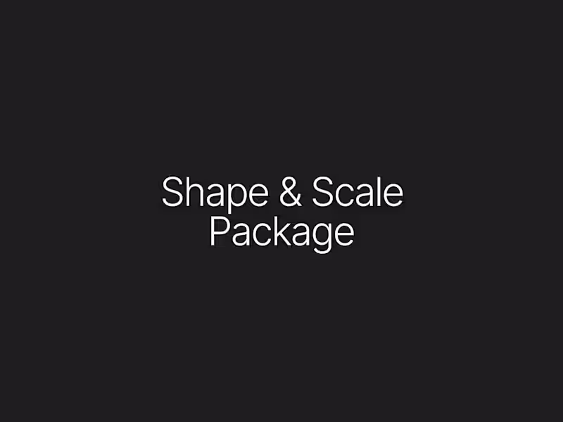 Cover image for Shape & Scale Package