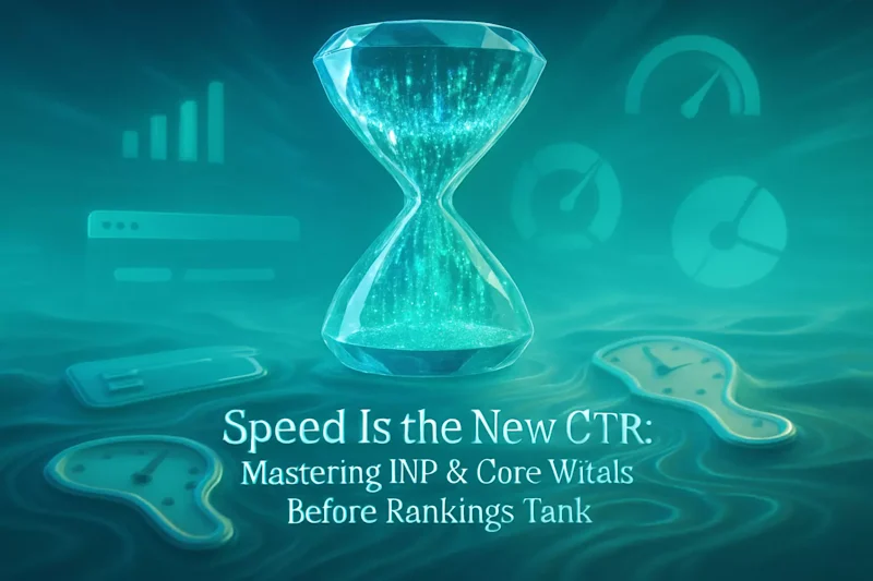 Cover image for Speed Is the New CTR: Mastering INP & Core Web Vitals Before Rankings Tank