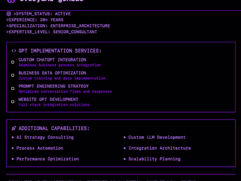 Cover image for I will develop a chatgpt platform for your business