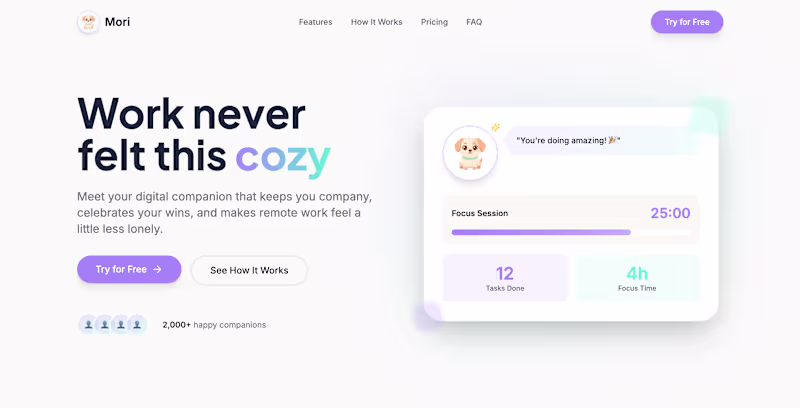 Cover image for Mori is a small animated