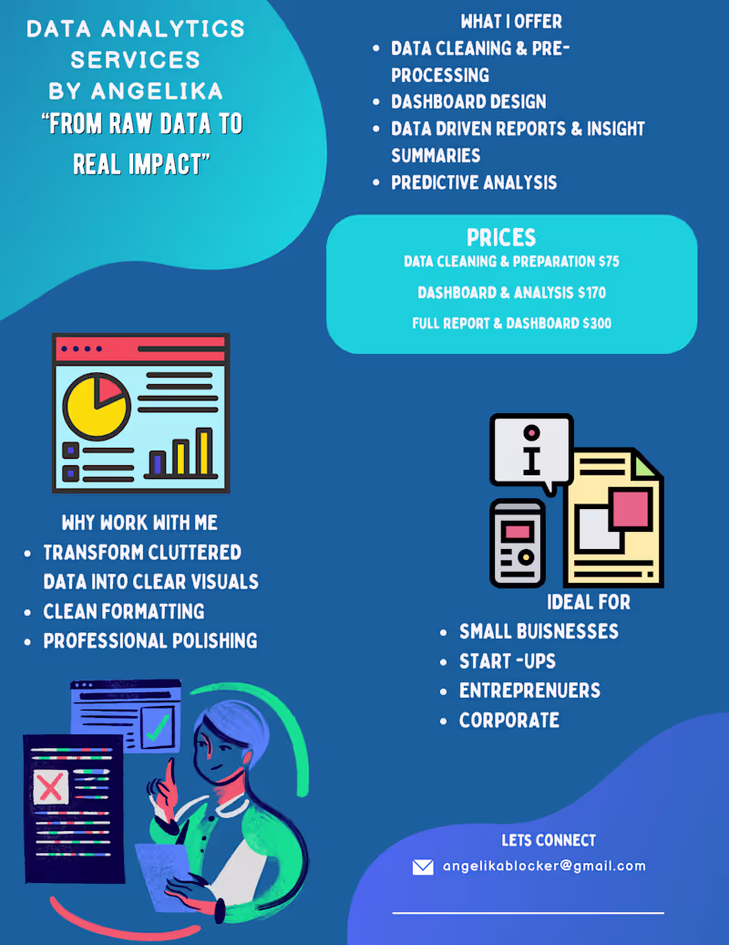 Cover image for As a data-driven creative, I specialize in turning complex i...