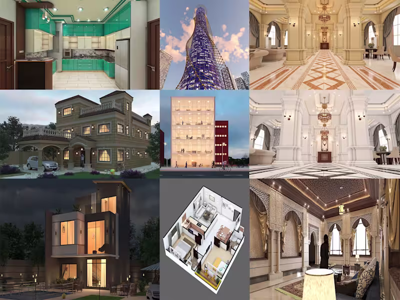 Cover image for 2D And 3D Architectural Designer | Realistic Render | Freelancer