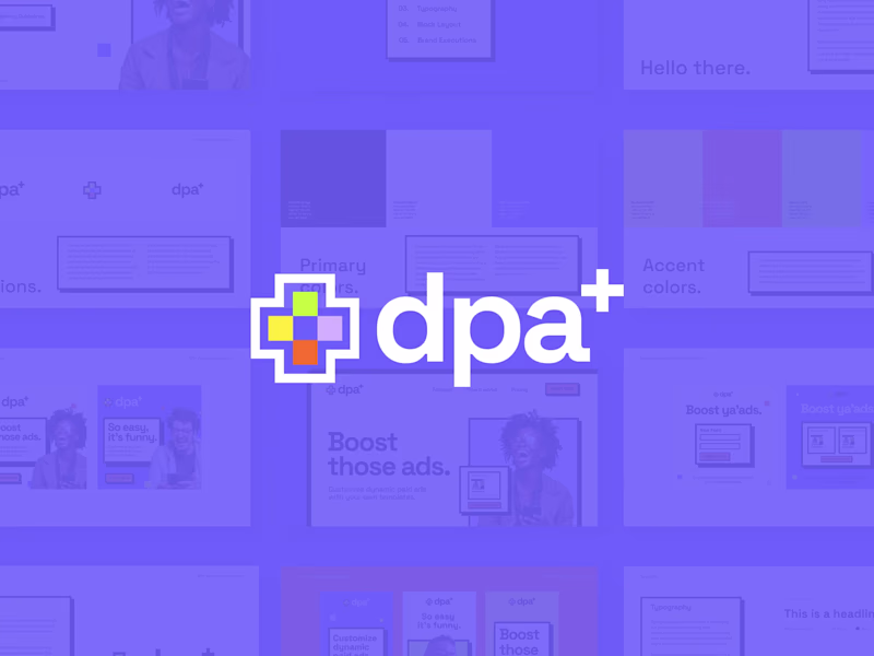 Cover image for DPA+ Brand Identity and Website Design