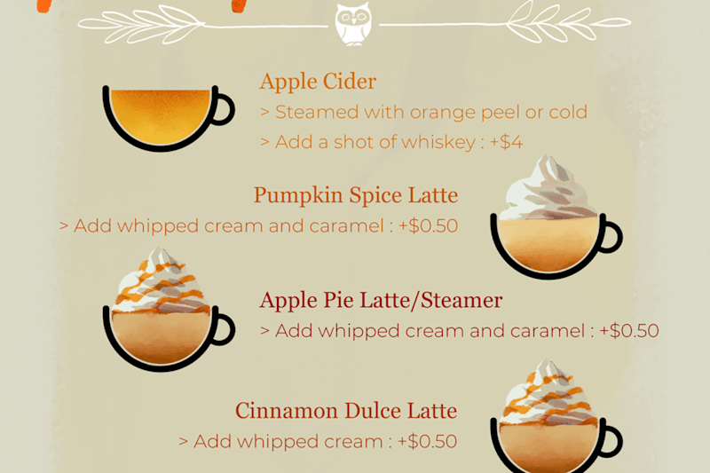 Cover image for Feature drink menus