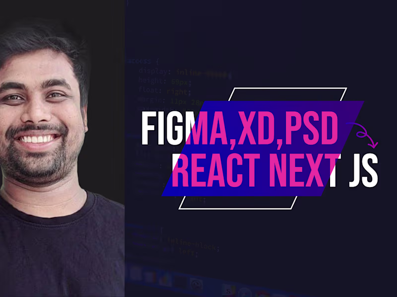 Cover image for Figma to HTML CSS, Figma to React Next JS, Tailwind or Bootstrap