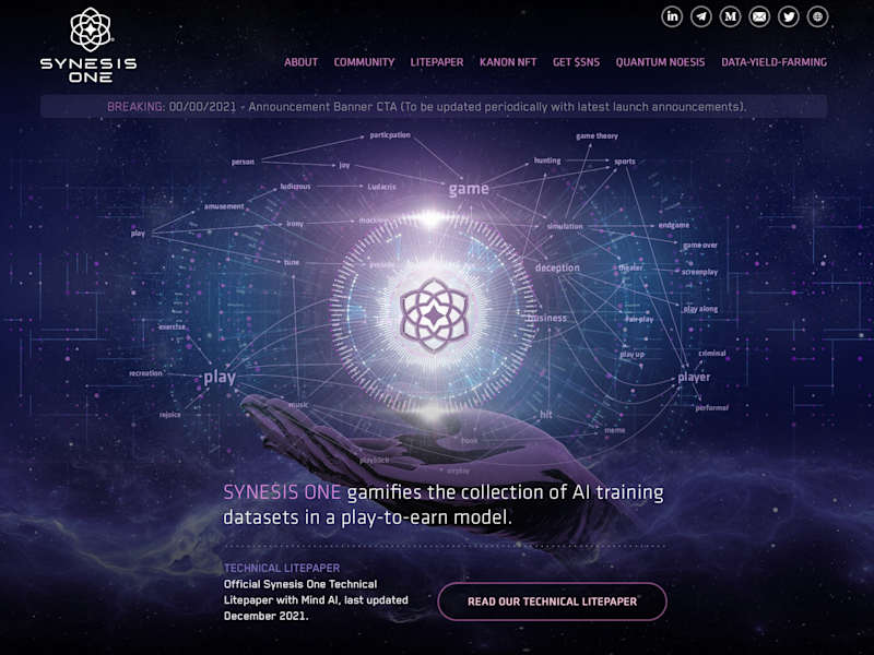 Cover image for Synesis One Website Design